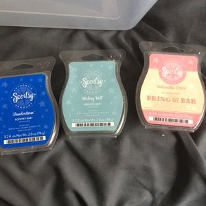 set of 3 used scentsy bars